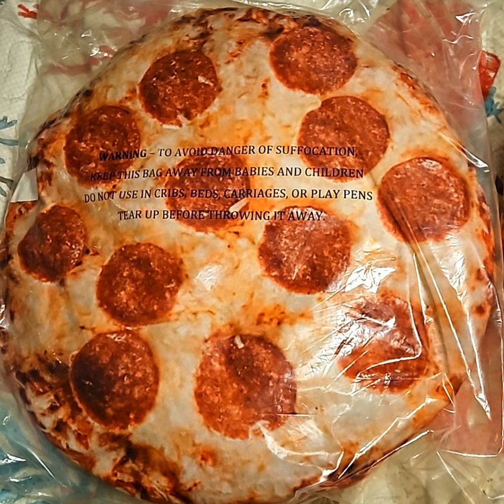Pizza Pillows Pepperoni Throw Pillows New Set of 2